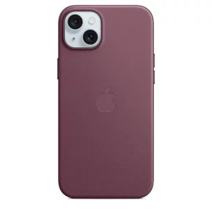 Image Husă Original iPhone 15 Fine Woven Case with MagSafe Mulberry