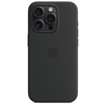 Husă Original iPhone 15 Pro Silicone Case with MagSafe Black