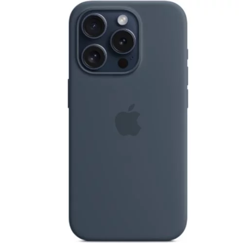 Image Чехол Original iPhone 15 Pro Silicone Case with MagSafe Storm Blue