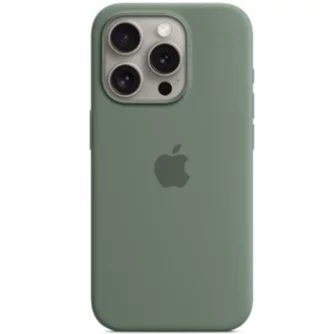 Чехол Original iPhone 15 Pro Silicone Case with MagSafe Cypress