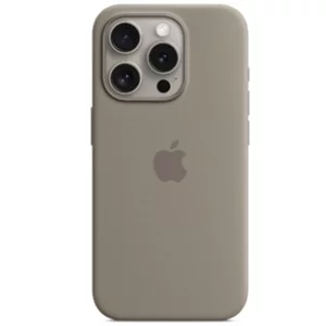Image Husă Original iPhone 15 Pro Silicone Case with MagSafe Clay