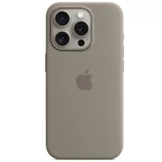 Husă Original iPhone 15 Pro Silicone Case with MagSafe Clay