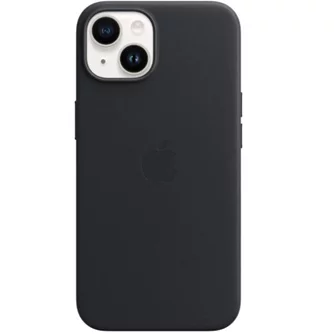 Husă Original iPhone 14 Leather Case with MagSafe Midnight