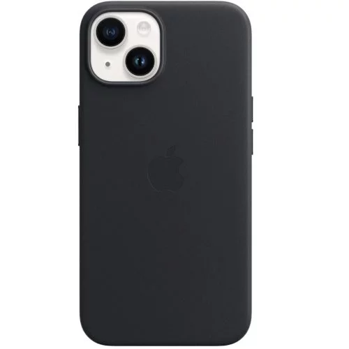 Image Чехол Original iPhone 14 Leather Case with MagSafe Midnight