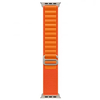Ремешок Apple Watch 49mm Orange Alpine Loop S