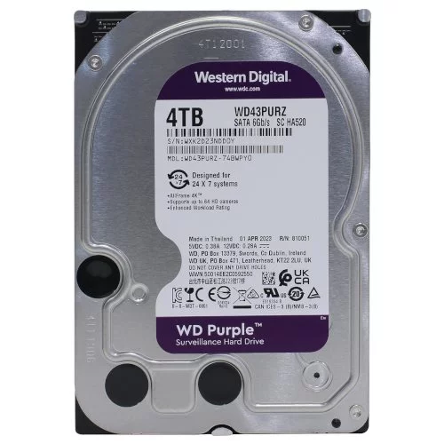Image Dispozitiv de stocare HDD Western Digital Purple WD43PURZ 4TB