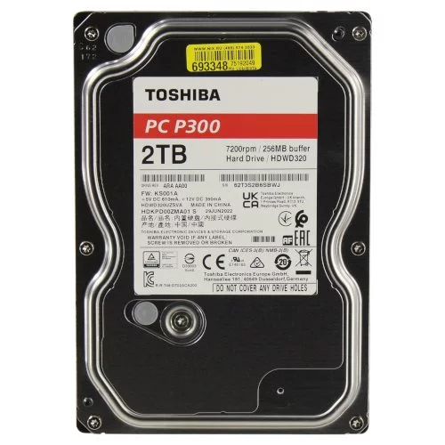 Image Жесткий диск HDD Toshiba Performance P300 HDWD320UZSVA 2TB