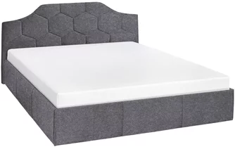 Кровать Modern Monica Alaska 10 Total Eclipse Dark Grey