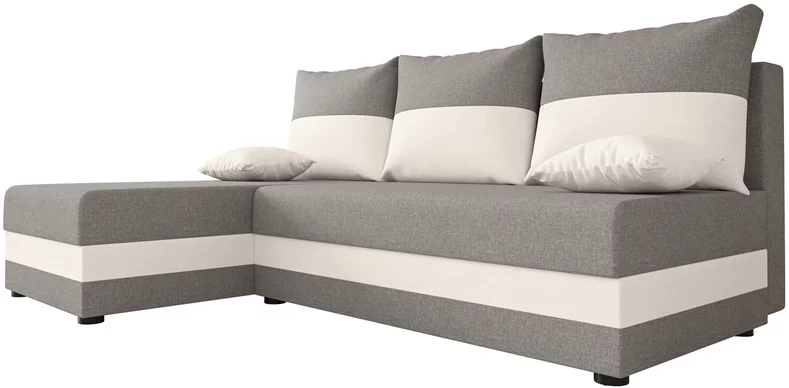 Image Диван угловой Space Meble Hewlet Sawana 21, Sawana 01 Gray, Ecru