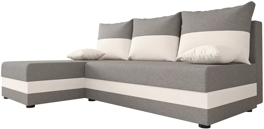 Image Диван угловой Space Meble Hewlet Sawana 21, Sawana 01 Gray, Ecru