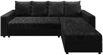 Диван угловой Space Meble Astana L Kornet 10, D8 Black