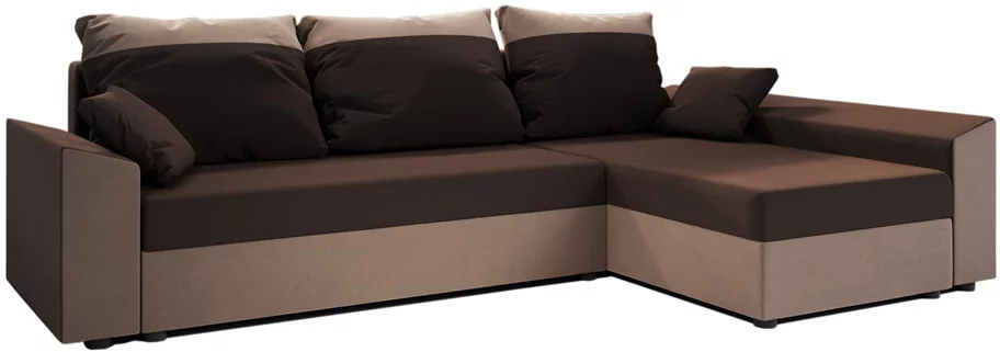 Image Диван угловой Space Meble Paul L Rainbow 20, Rainbow 05 Brown, Brown Light