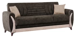 Image Canapea Fabulous Seren 3-locuri 73-100 Dark Brown, Beige