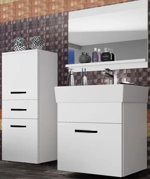 Комплект мебели Belini Korsyka 2 KOR M 2/1/W/W/0/ZW White Matt/White