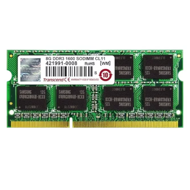 Memorie RAM Transcend 8GB DDR3 1600MHz