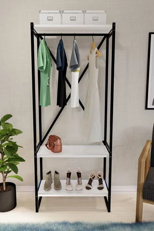 Image Прихожая Fabulous Metal Coat Stand White/Black