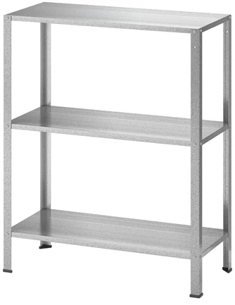 Стеллаж Ikea Hyllis для дома/улицы 60x27x74 Нержавеющая Сталь