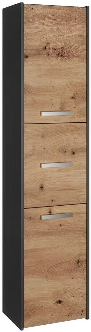 Image Шкаф пенал TopEshop S43 Anthracite/Artisan Oak