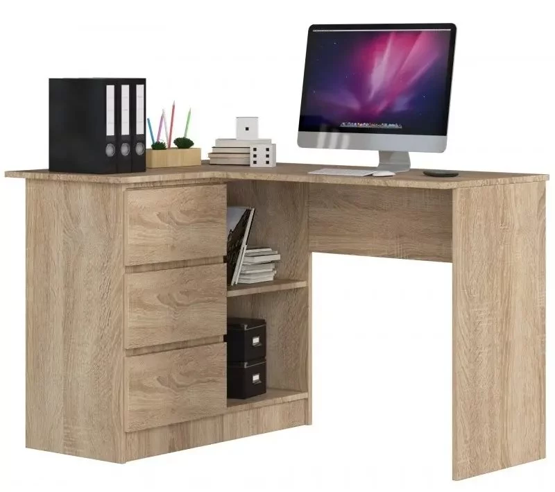 Image Masa de birou Akord B16 Left Sonoma Oak