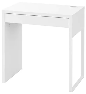 Image Masa de birou Ikea Micke 73x50 Alb