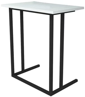 Image Masa pentru calculator Fabulous Metal White/Black