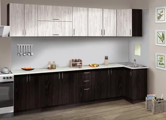 Bucatarie Modern Paola 3.2m Wenge Magic/Craft Oak White