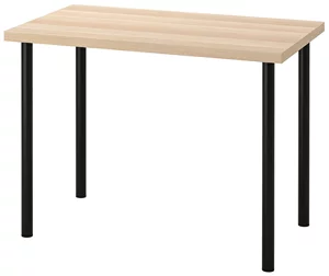 Masa pentru calculator Ikea Linnmon/Adils 100x60 Aspect Stejar Antichizat/Negru