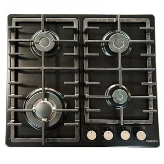 Варочная панель газовая Wolser WL-TR 6400 Black Turbo FFD