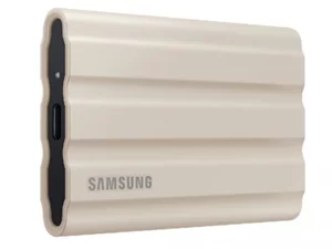 Image Hard disk extern Samsung Portable SSD T7 Shield 2Tb Beige