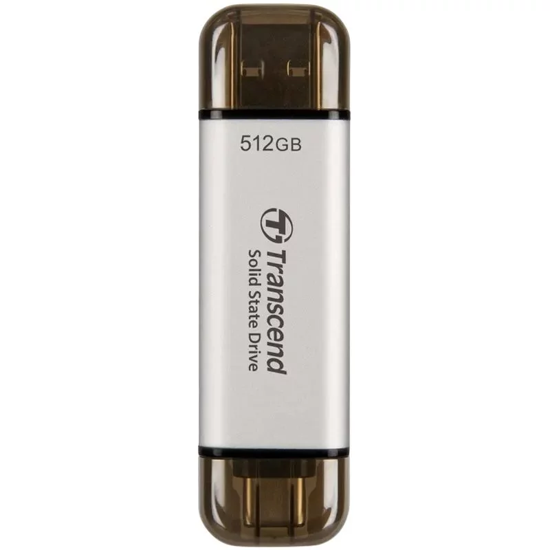 Внешний жесткий диск Transcend Portable SSD ESD310S 512GB Silver