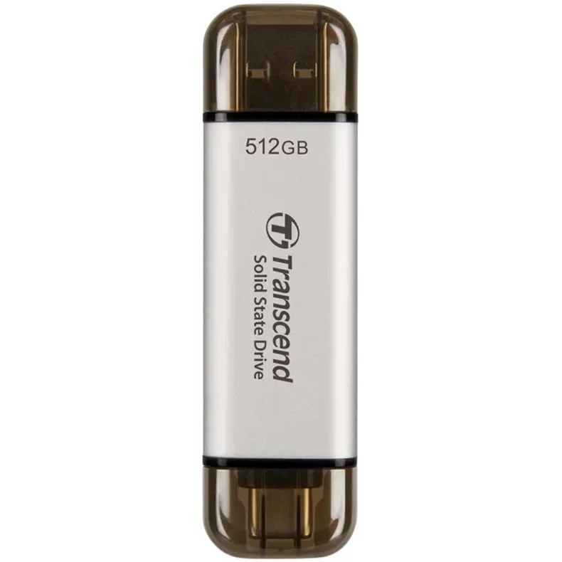Image Внешний жесткий диск Transcend Portable SSD ESD310S 512GB Silver