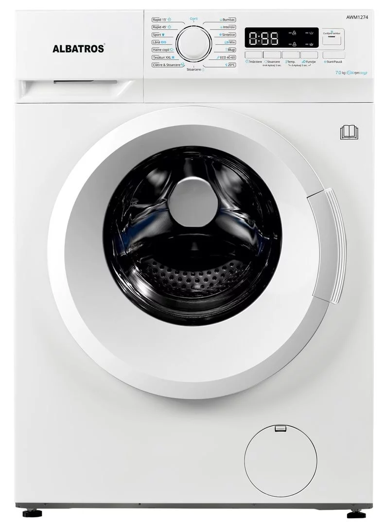 Image Maşina de spălat rufe Albatros AWM1274 White
