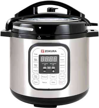 Мультиварка-скороварка Zokura Z1230 Black/Inox