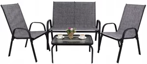 Image Комплект садовой мебели GardenLine NEO9924 Grey/Black