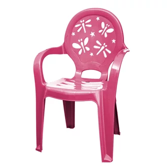 Scaun JUMI Violeta - fluture Roz