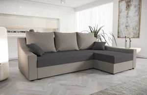 Image Диван угловой Space Meble Ontario Right Sawana 05/Sawana 21 Gray Dark/Gray