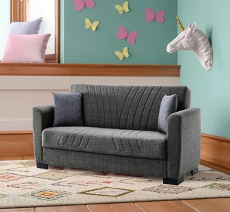 Диван Fabulous Lori 2-местный 50-002 Dark Gray