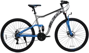 Bicicleta Belderia Camp XC 200 Double Suspension R29 GD-SKD Grey/Blue