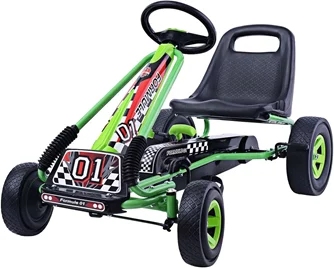 Картинг с педалями Costway TY283250GN Green, Black