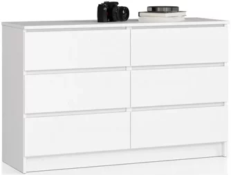 Комод Akord K120 6SZ White