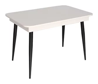 Раскладной стол для кухни Evelin DT 431-1R Black/White