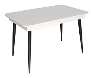 Image Masă de bucătărie extensibila Evelin DT 432-1R B Black/White