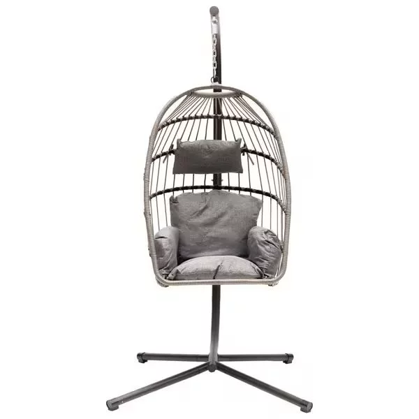 Image Fotoliu suspendat Cactus KASOS 100x70 cm Gray