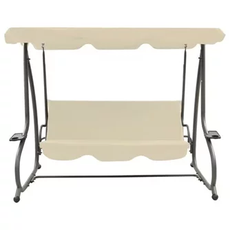 Balansoare de grădină Cactus XL 232x125 cm White/black