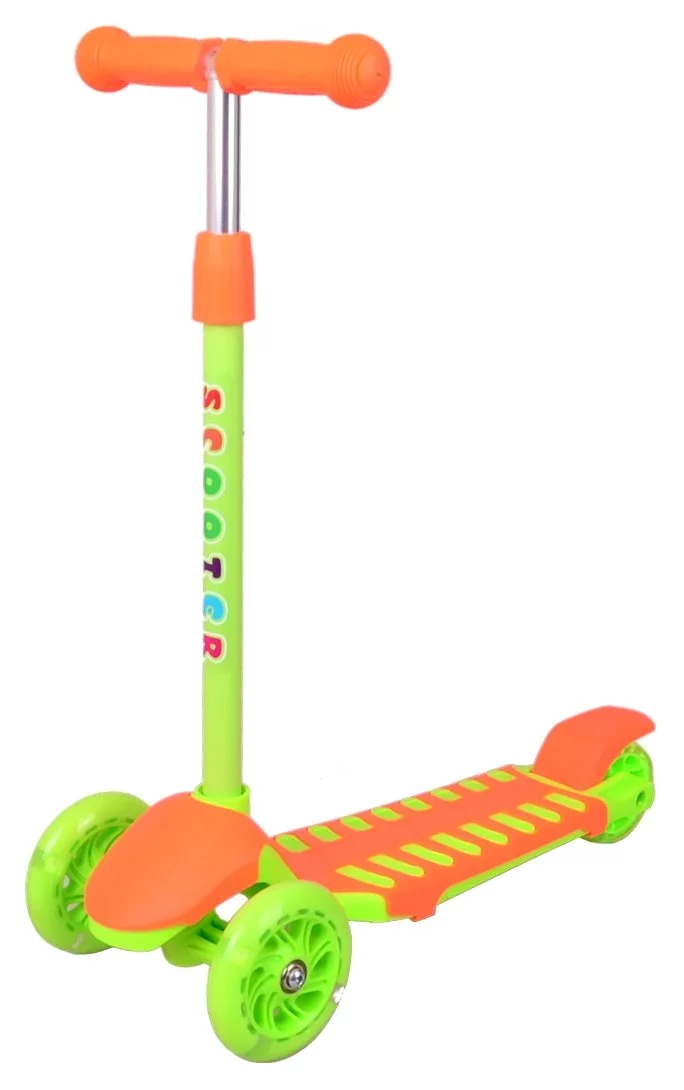 Trotinetă Scooter 4556654 LED Orange/Green