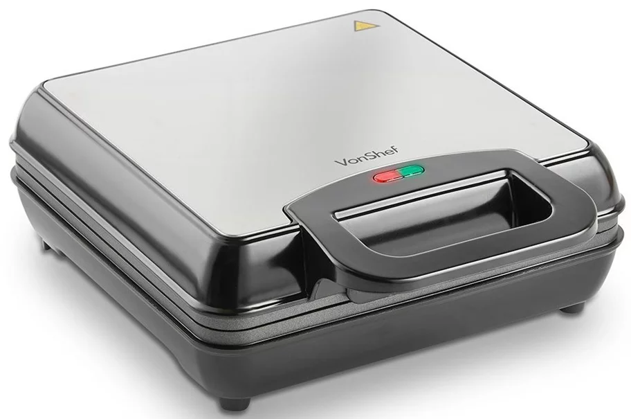 Image Вафельница VonShef 2013307 Inox/Black