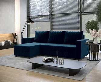 Угловой диван Space Meble Park L Riviera 81 Blue