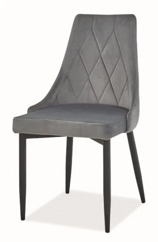 Image Scaun de bucatarie Signal Trix B Velvet Black/Gray