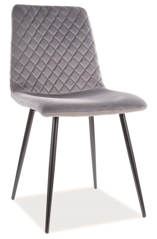 Image Scaun de bucatarie Signal Irys Velvet Black/Gray