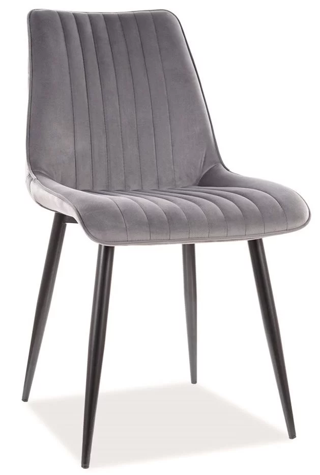 Image Scaun de bucatarie Signal Kim Velvet Black/Gray